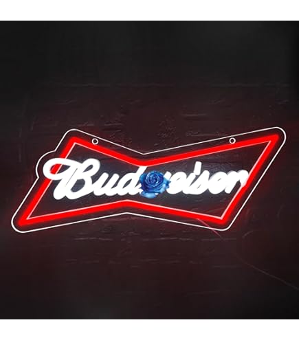 LED照明ブリキ看板 Budweiser Amazon.com: Lamazo Budweiser King of Beers Bar Pub Led Light